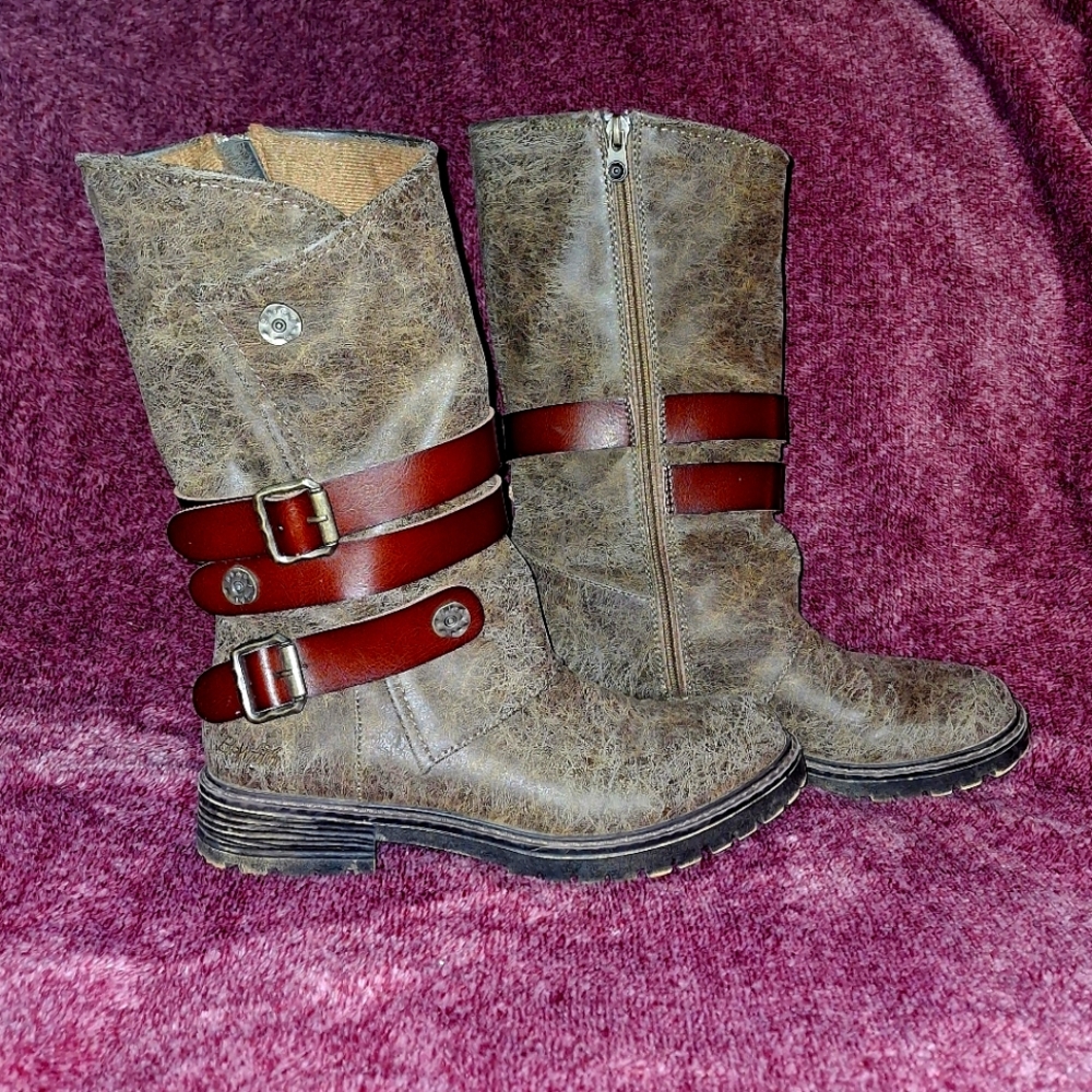 Women's biker style boots
